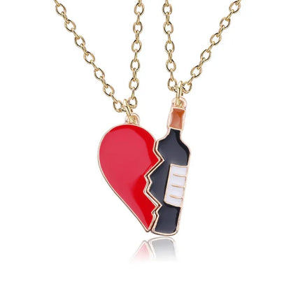 Love Couple Pendant Necklace